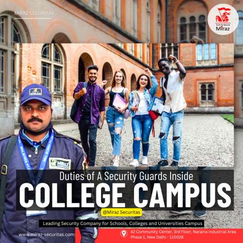hire best security guards for schools hostels Miraz securitas