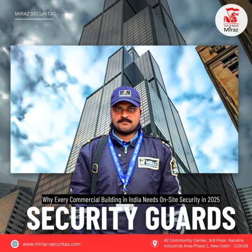 hire security guards for commerical building in Delhi Noida Gurugram