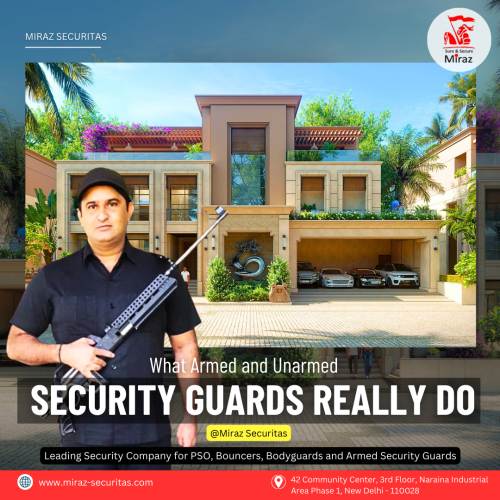 Hire best security guards in Delhi Gurgaon Noida Miraz Securitas