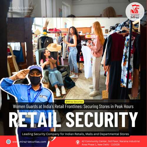 hire lady security guards for malls in delhi_miraz
