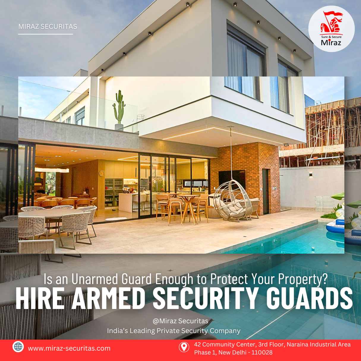 hire security guards in delhi ncr_miraz securitas