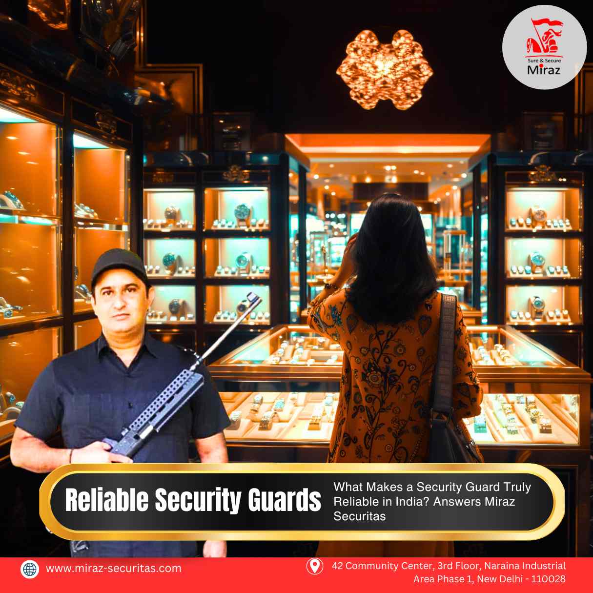 hire security guards in delhi_miraz securitas