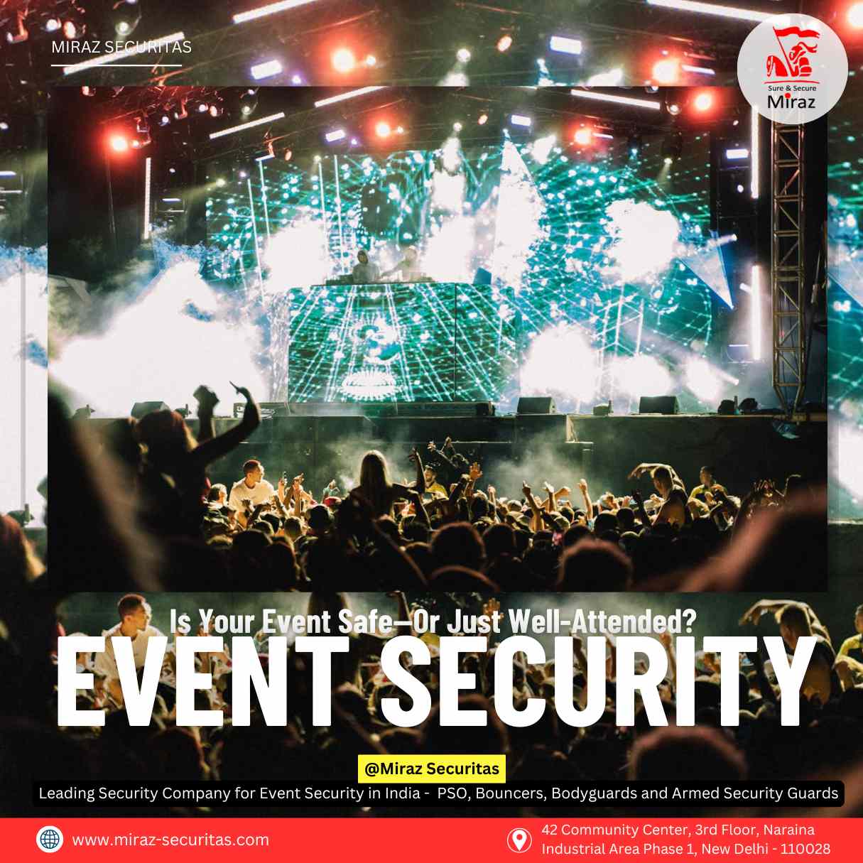 hire security for events in india_miraz securitas