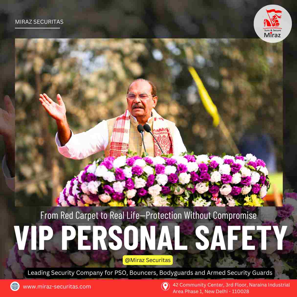 hire security for vip in india_miraz securitas