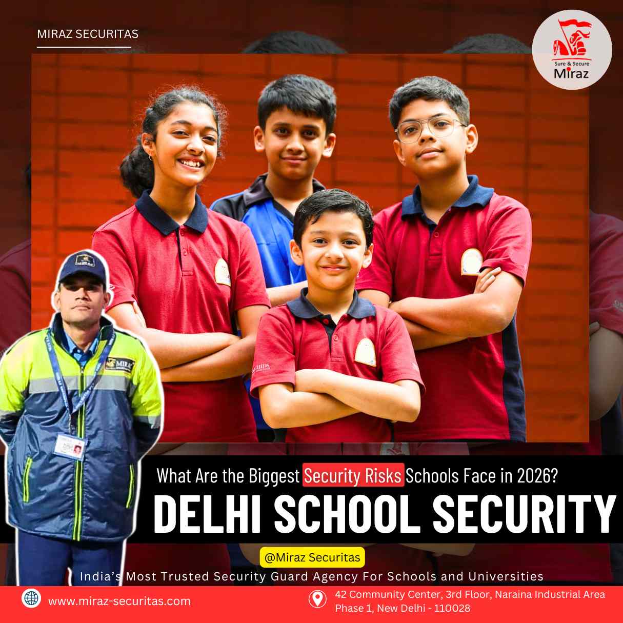 hire security guards for schools in delhi ncr_miraz securitas