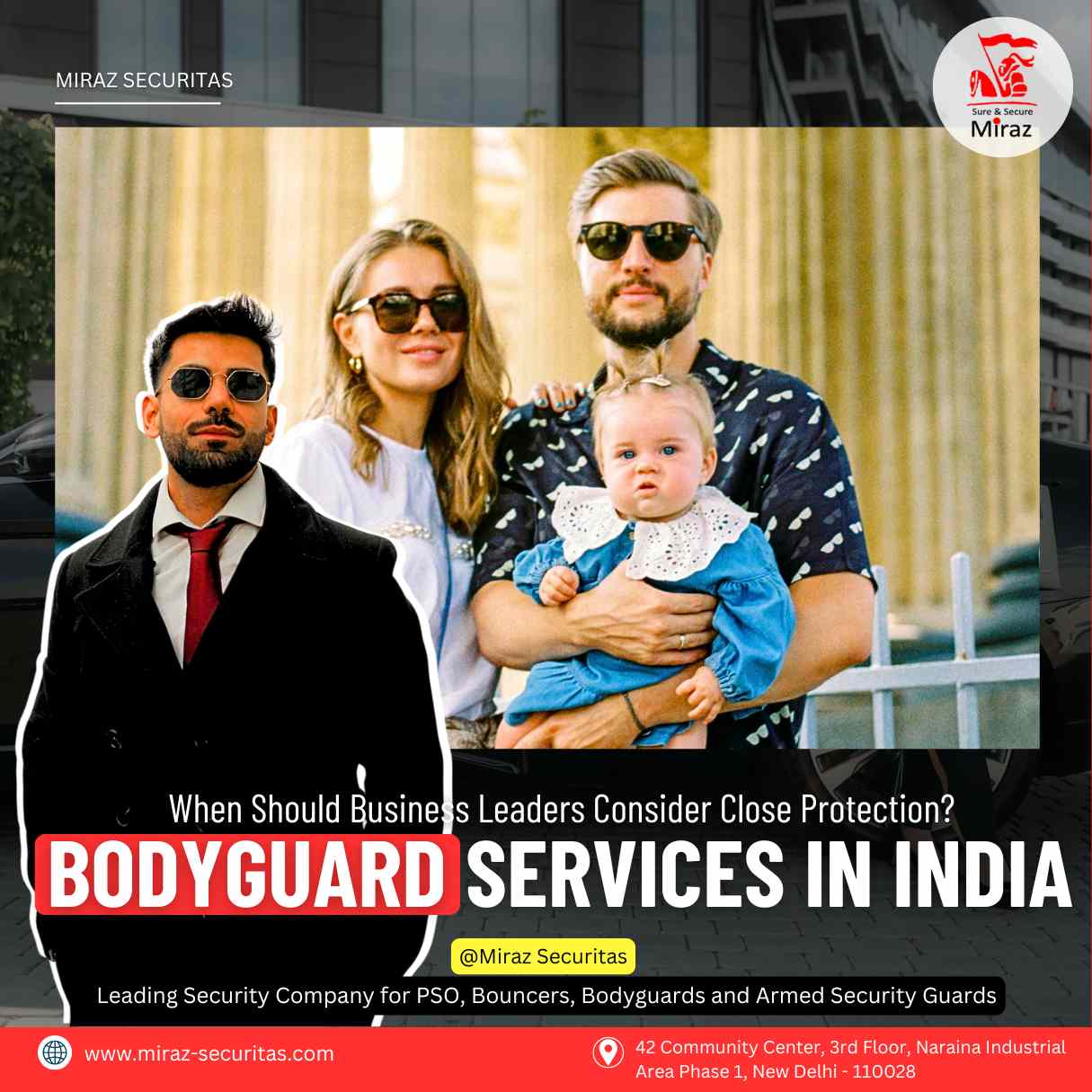 hire bodyguards in delhi_miraz securitas