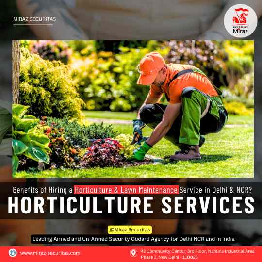 hire horticulture services in delhi ncr_miraz securitas
