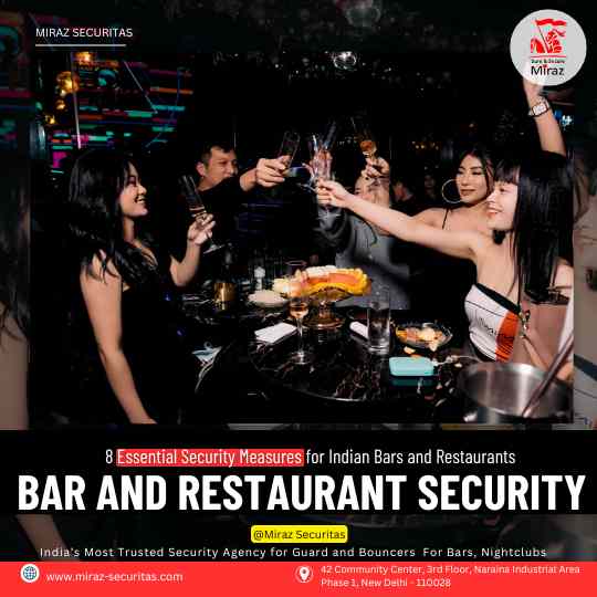 hire security guards for bars and restaurants in gurugram_miraz securitas