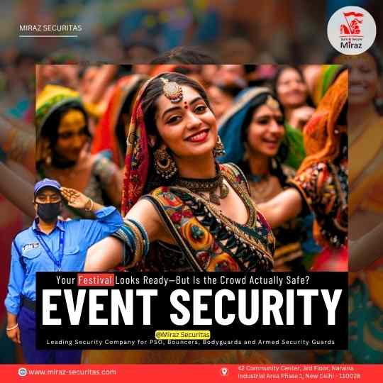 Hire security guards for events in Delhi Gurugram Noida Miraz Securitas